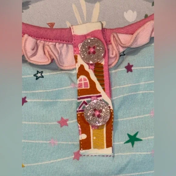 Matilda Jane Gingerbread House Christmas Ruffle Dress Festive and colorful 18 mo - Picture 3 of 16